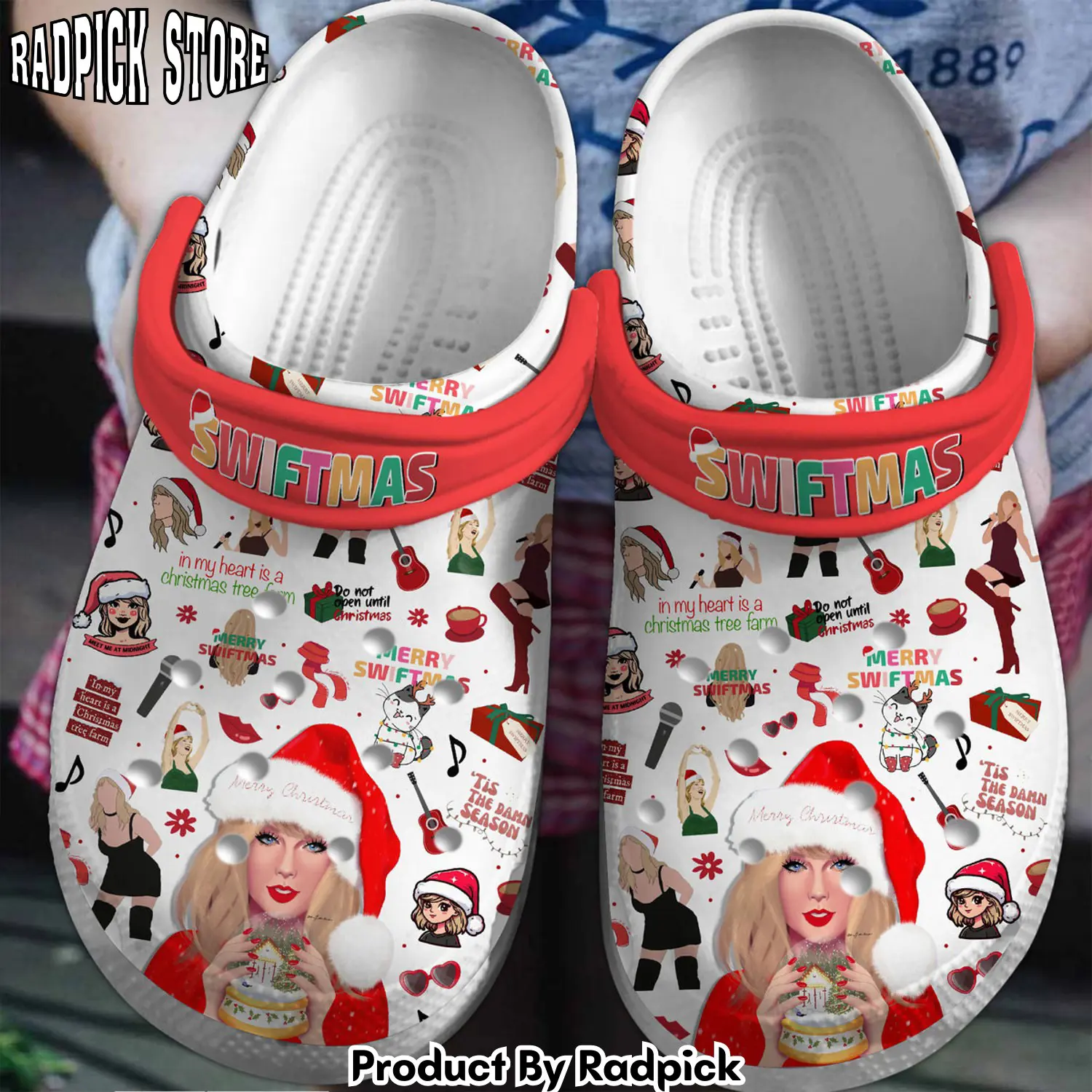 Radpick taylor swift music crocss crocband clogs shoes comfortable for men women and kids footwearelite exclusive doo rp652891